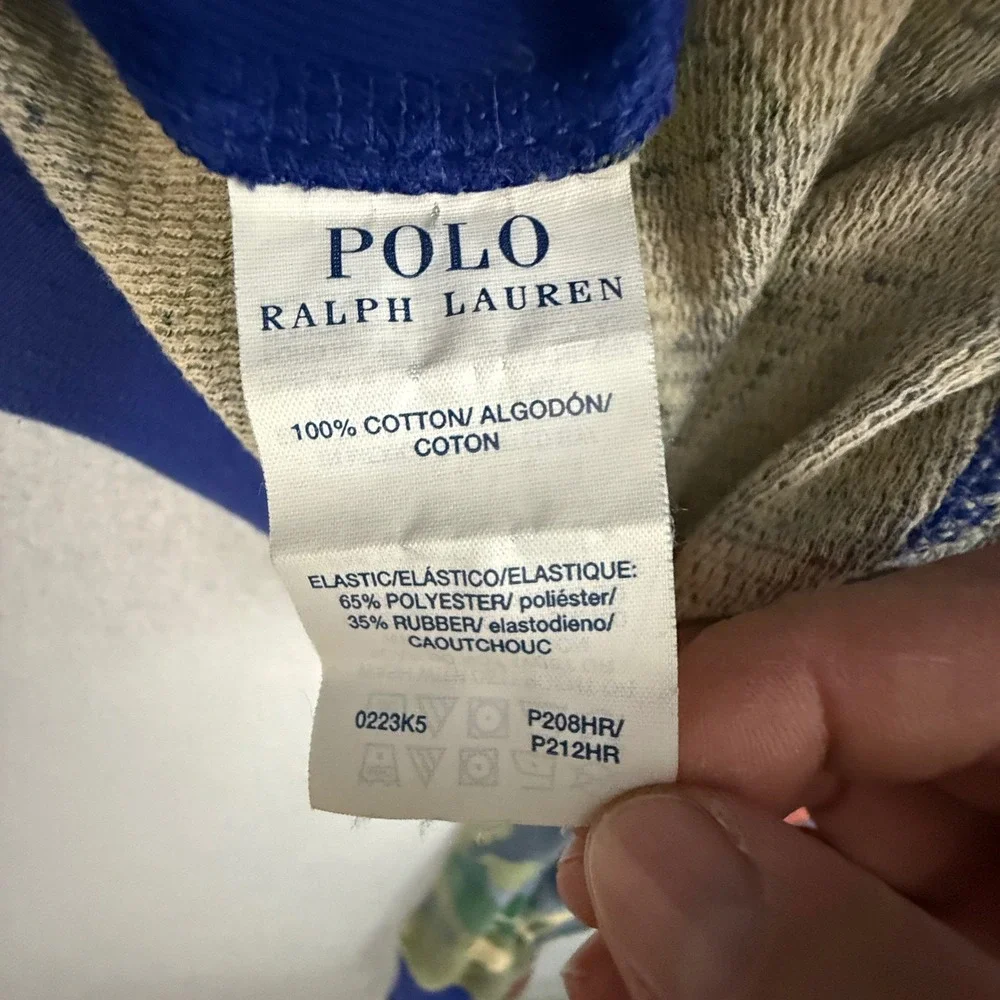 Polo Ralph Lauren Camo Waffle Knit Jogger Pants Big Pony Mens Medium Multi Color - Picture 8 of 11